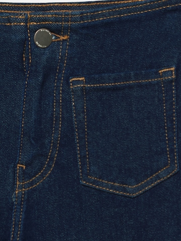 Pull&Bear Wide Leg Farkut värissä sininen