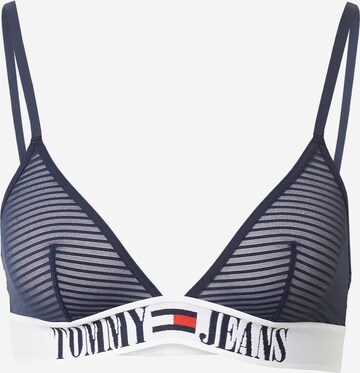 Tommy Jeans Háromszög Melltartó - kék: elől