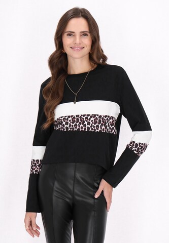 faina Shirt in Zwart: voorkant