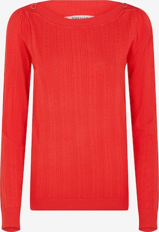 NAF NAF Sweater 'Muse' in Red: front