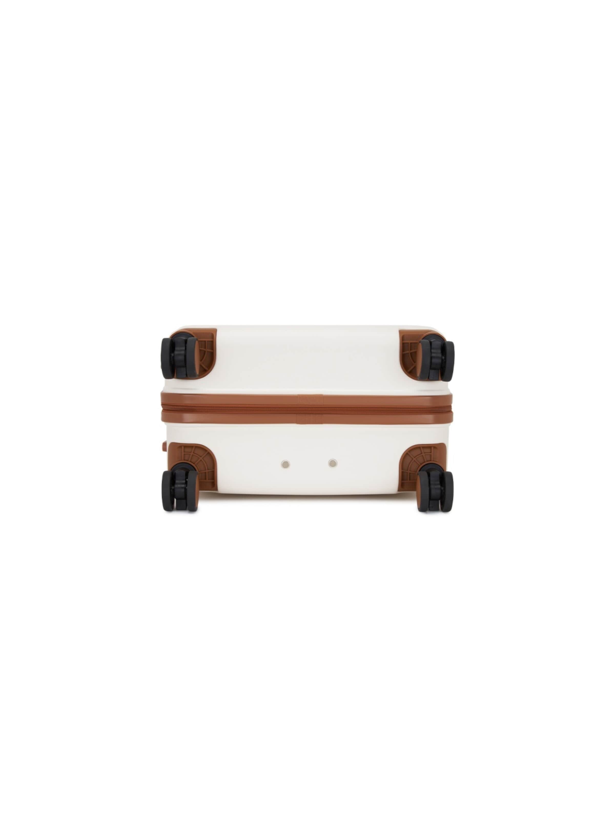 Kono Suitcase '28 Zoll Hartschalen-Trolley aus ABS und PC, Reisekoffer mit den Maßen 50,50 × 29,00 × 76,50 cm für Langreisen' in Brown
