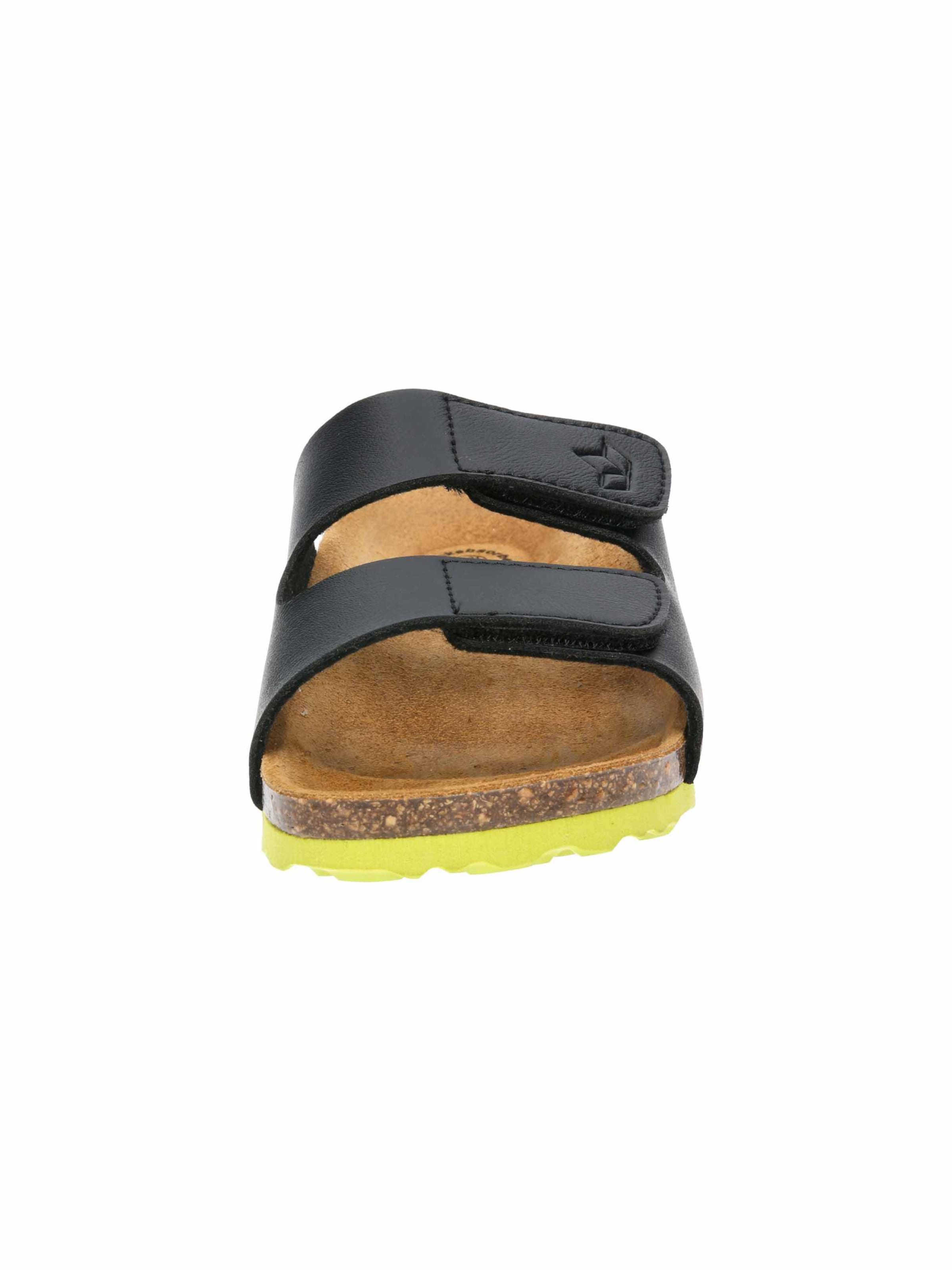 LICO Open shoes 'Bioline Velcro' in Black