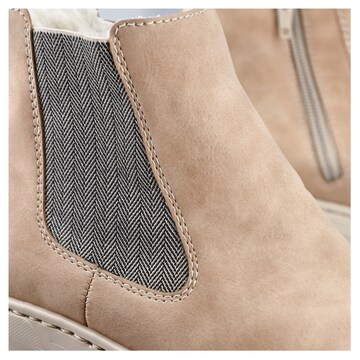 Rieker Chelsea boots 'Z7465' in Beige