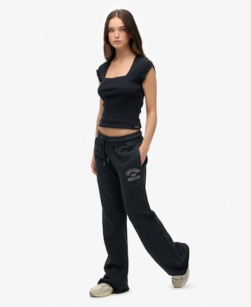 Superdry Regular Broek in Blauw
