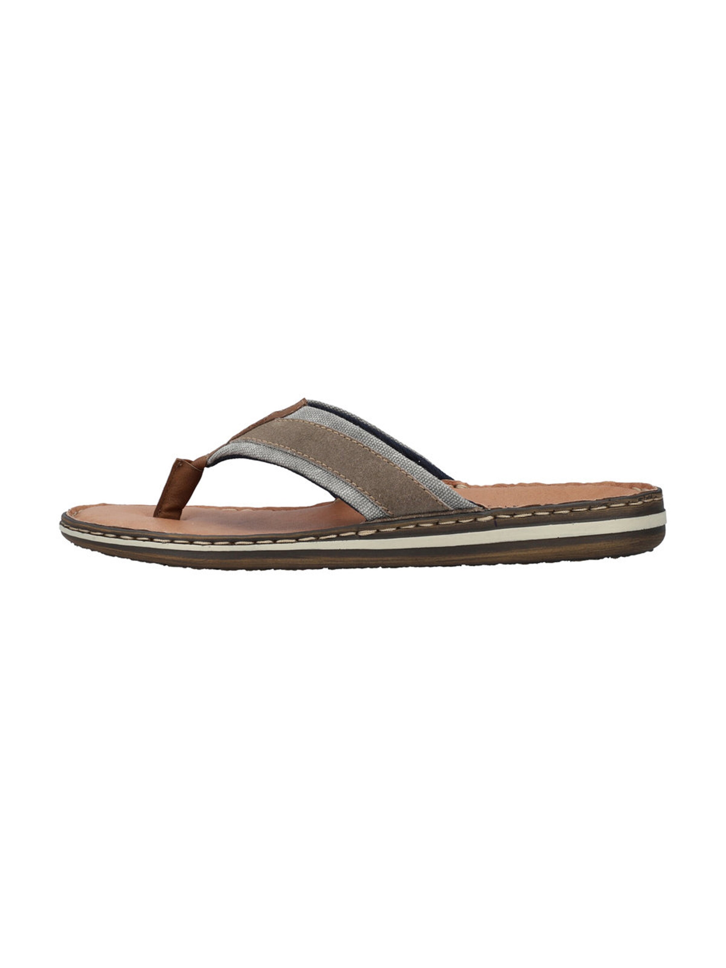 Rieker T-Bar Sandals in Brown