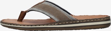 Rieker T-bar sandals in Brown