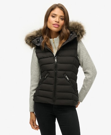 Superdry Vest 'Fuji' in Black