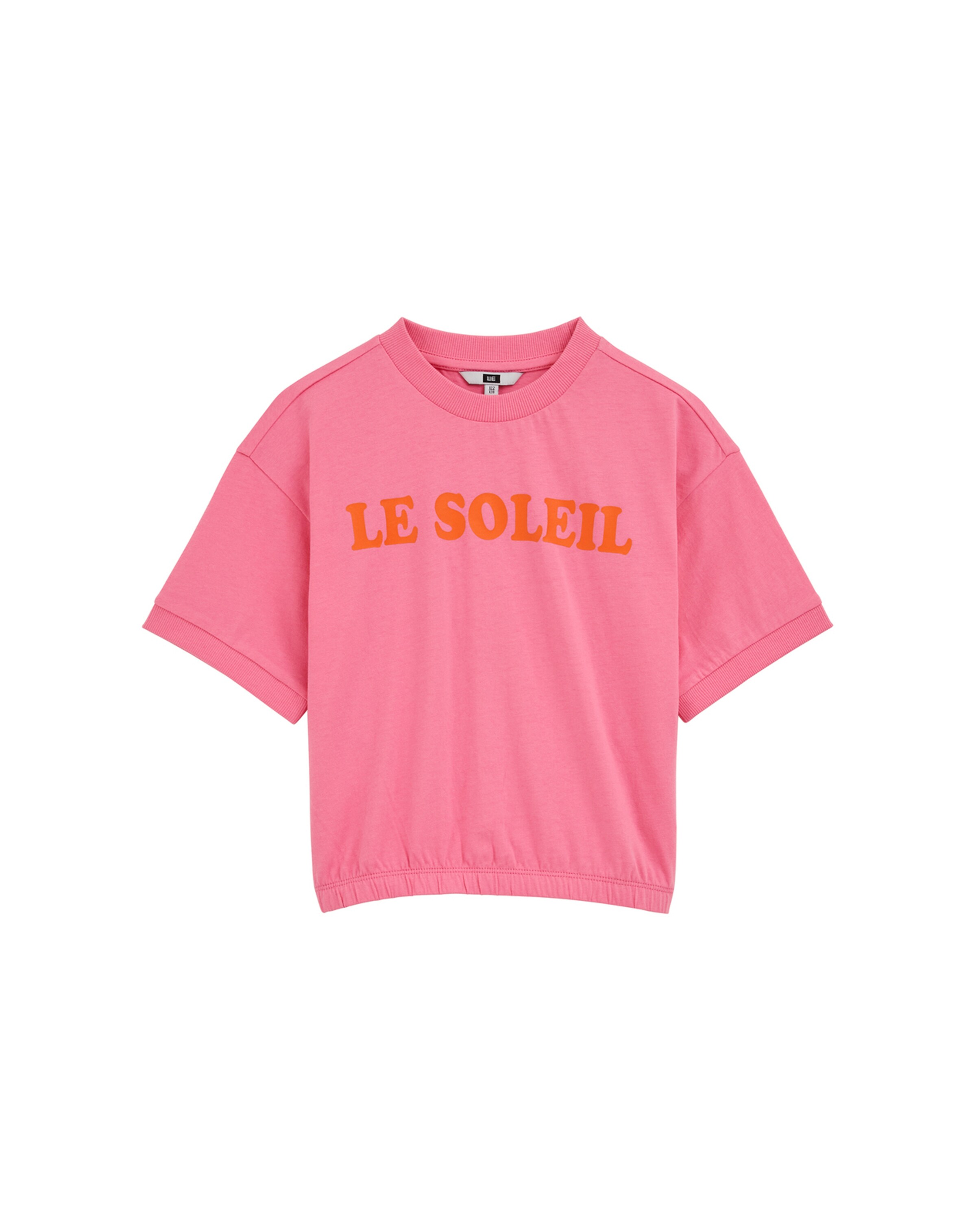 WE Fashion - Camiseta en rosa: frente