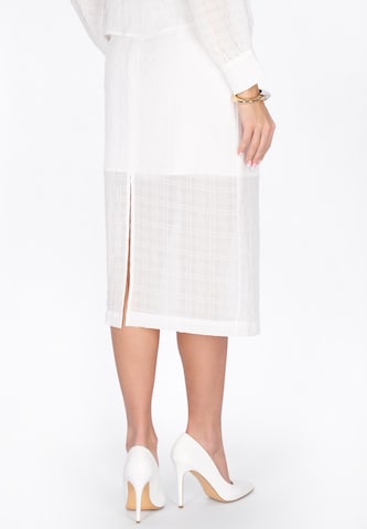 faina Rok 'Festive' in Wit