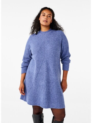 Zizzi Kleid 'Cacomfy' in Blau: Vorderseite