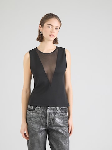 IRO Τοπ 'DALLYA' σε μαύρο: μπροστά