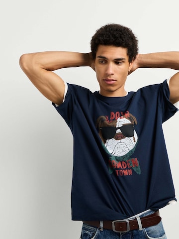 Maglietta 'Cedon' di Pepe Jeans in blu: frontale