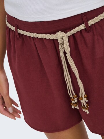 JDYLoosefit Hlače - crvena boja