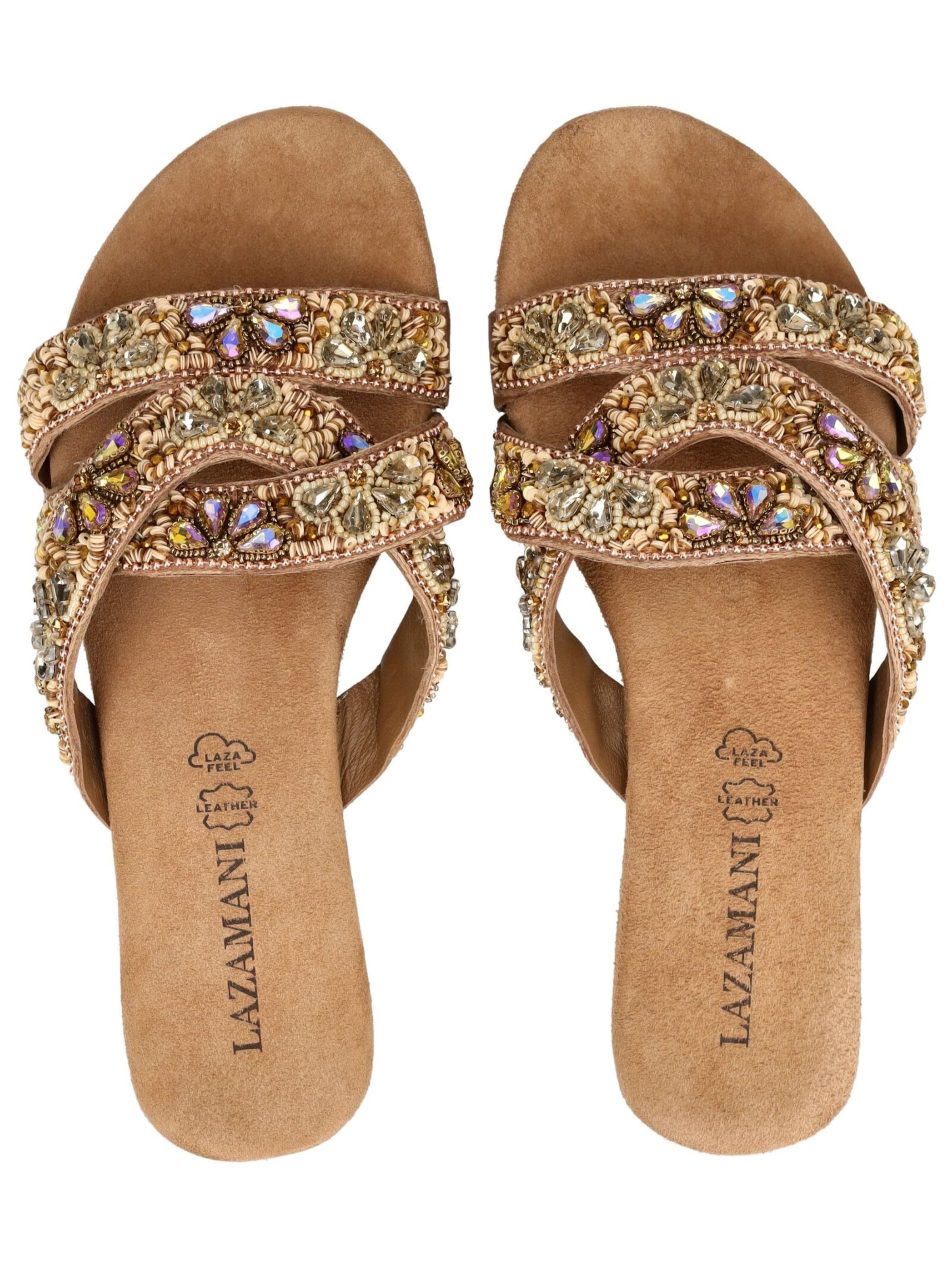 Mule LAZAMANI en beige