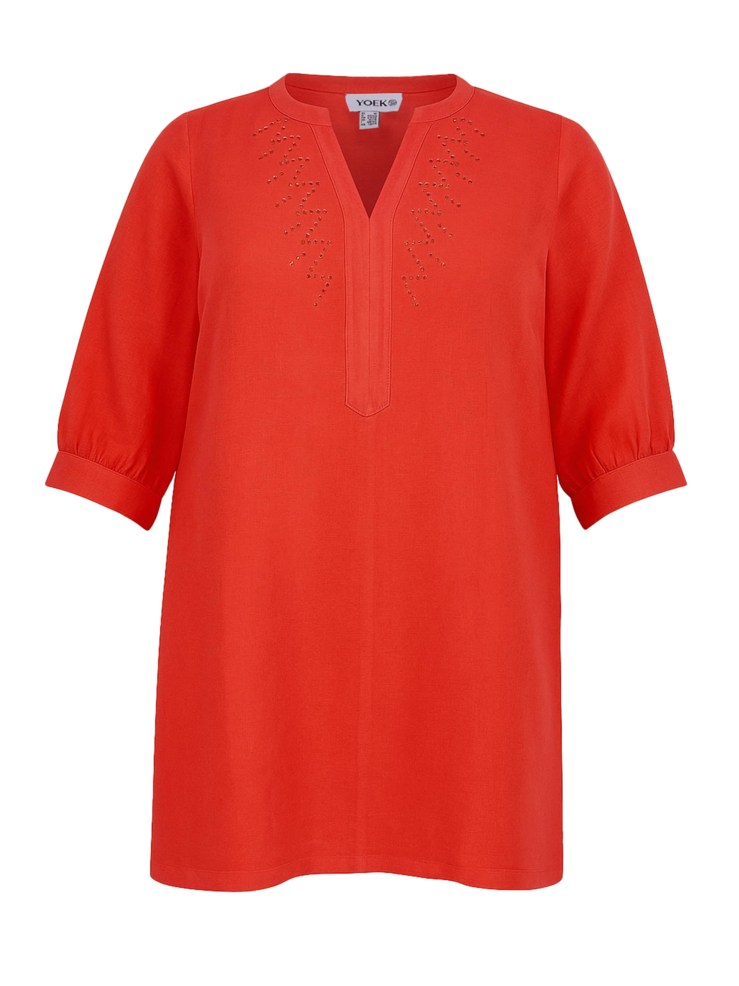 YOEK Tuniek in Rood: voorkant