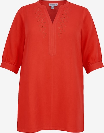 YOEK Tunic in Red: front