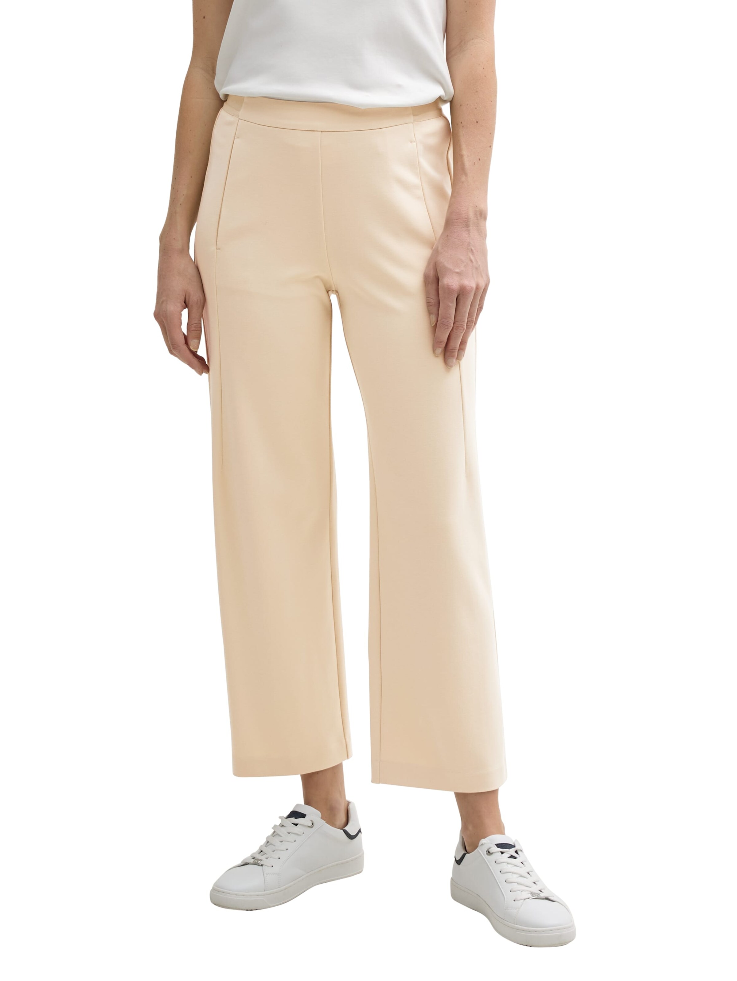 TOM TAILOR Regular Chino Pants in Beige: front