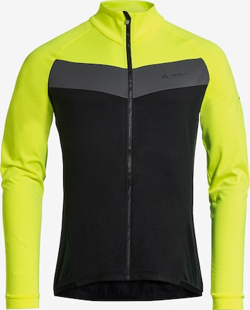 VAUDE Athletic Jacket 'Posta' in Yellow: front