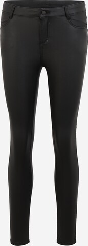 Vila Petite Skinny Pants in Black: front