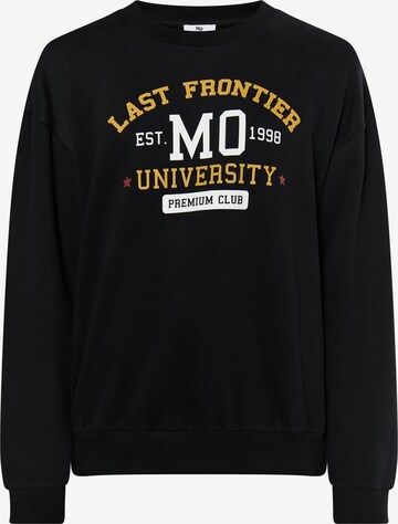 MO Sweatshirt 'Mimo' in Zwart: voorkant