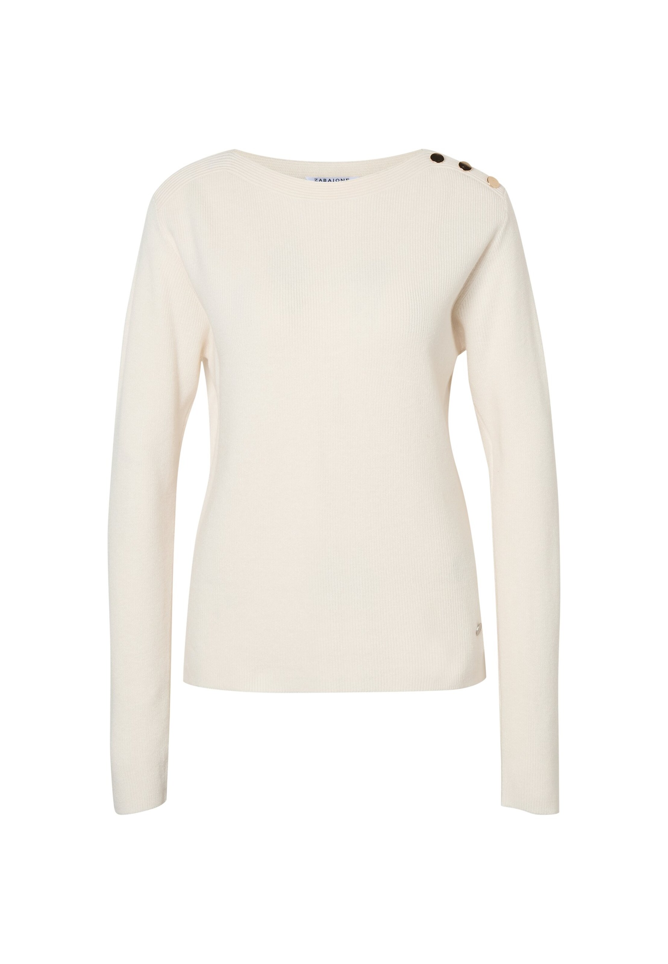 Pull-over 'Ab44ela' ZABAIONE en beige : devant
