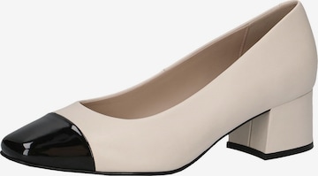 CAPRICE Pumps in Wit: voorkant