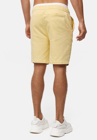 INDICODE JEANS Regular Pants 'Kendari' in Yellow