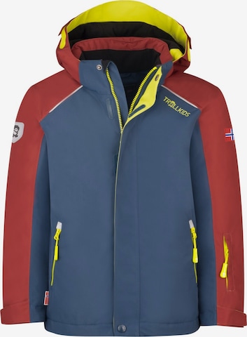 TROLLKIDS Winter Jacket in Red: front