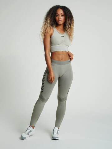 Hummel Бюстие Спортен сутиен в сиво