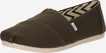 TOMS Loafer 'ALPARGATA' värissä vihreä: etupuoli