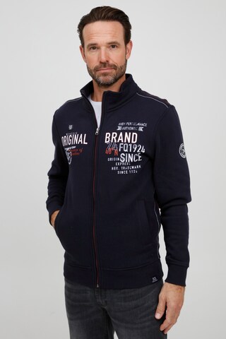 FQ1924 Zip-Up Hoodie 'LENNE' in Blue: front