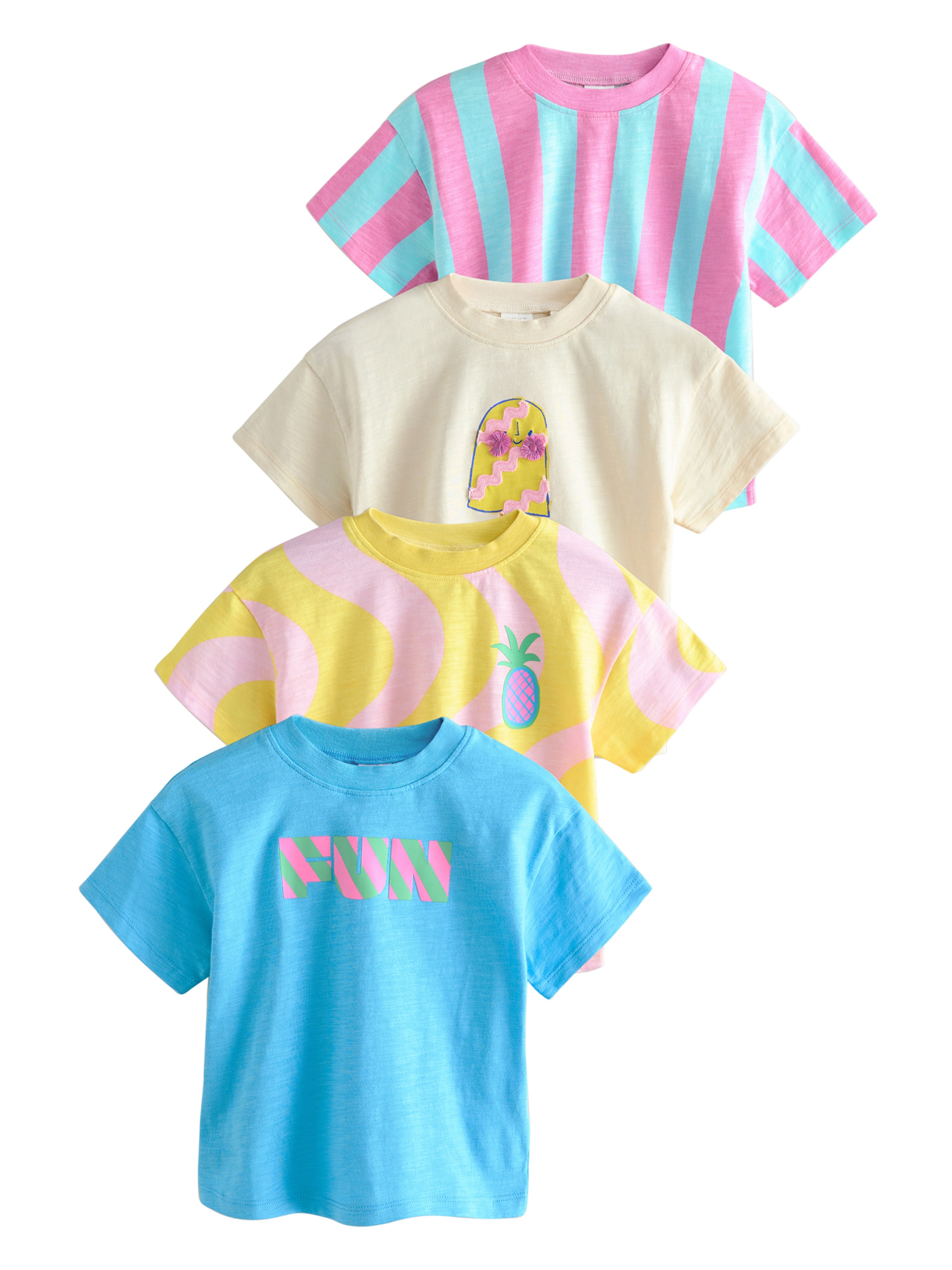 T-Shirt 'Icecream' Next en beige : devant