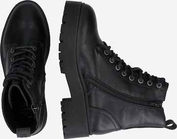 BULLBOXER Lace-Up Ankle Boots in Black