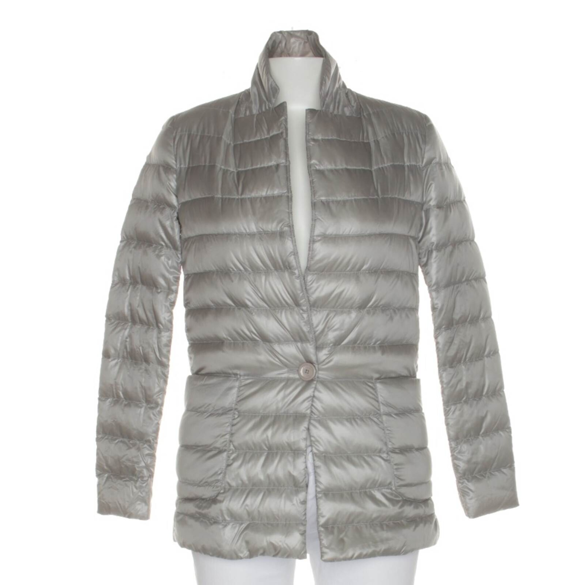 Herno Übergangsjacke S in Grau: Vorderseite