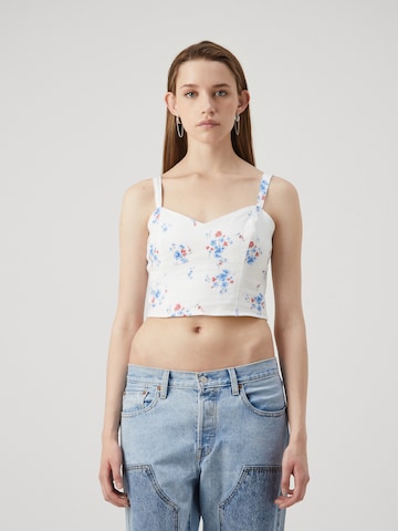 HOLLISTER Bluse i hvid: forside