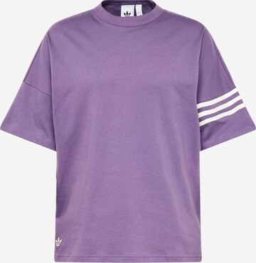 T-Shirt 'Adicolor Neuclassics' ADIDAS ORIGINALS en violet : devant