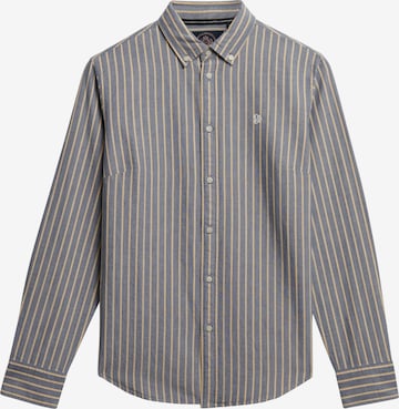 Chemisier 'Oxford' Superdry en gris : devant