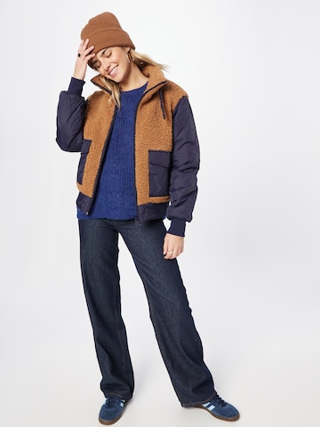 PULZ Jeans Between-Season Jacket 'JUNE' in Blue