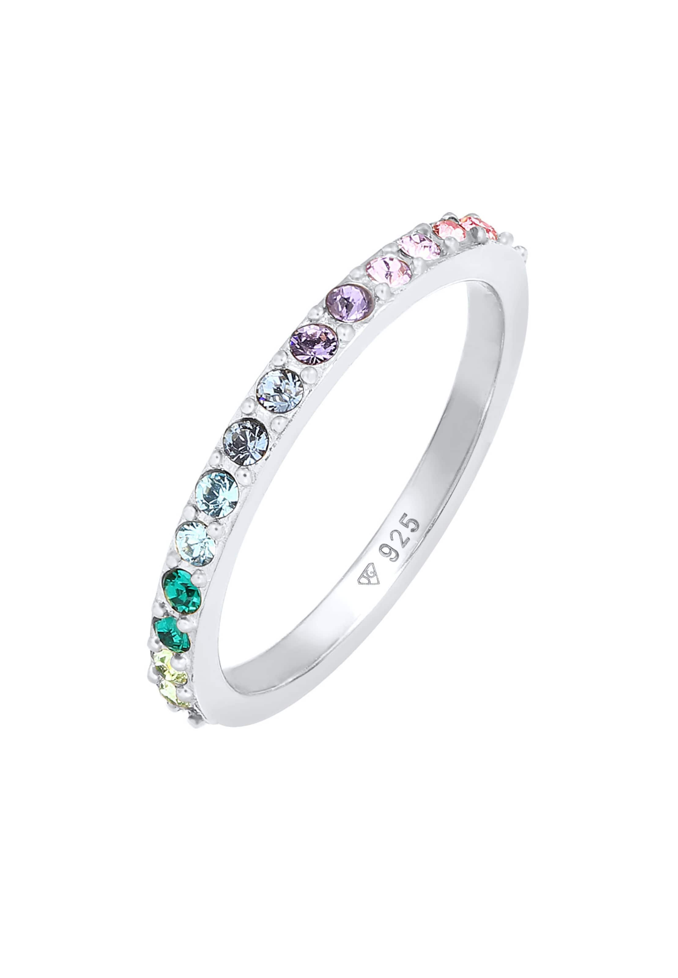 Bague &#x27;Rainbow&#x27; ELLI en argent : devant