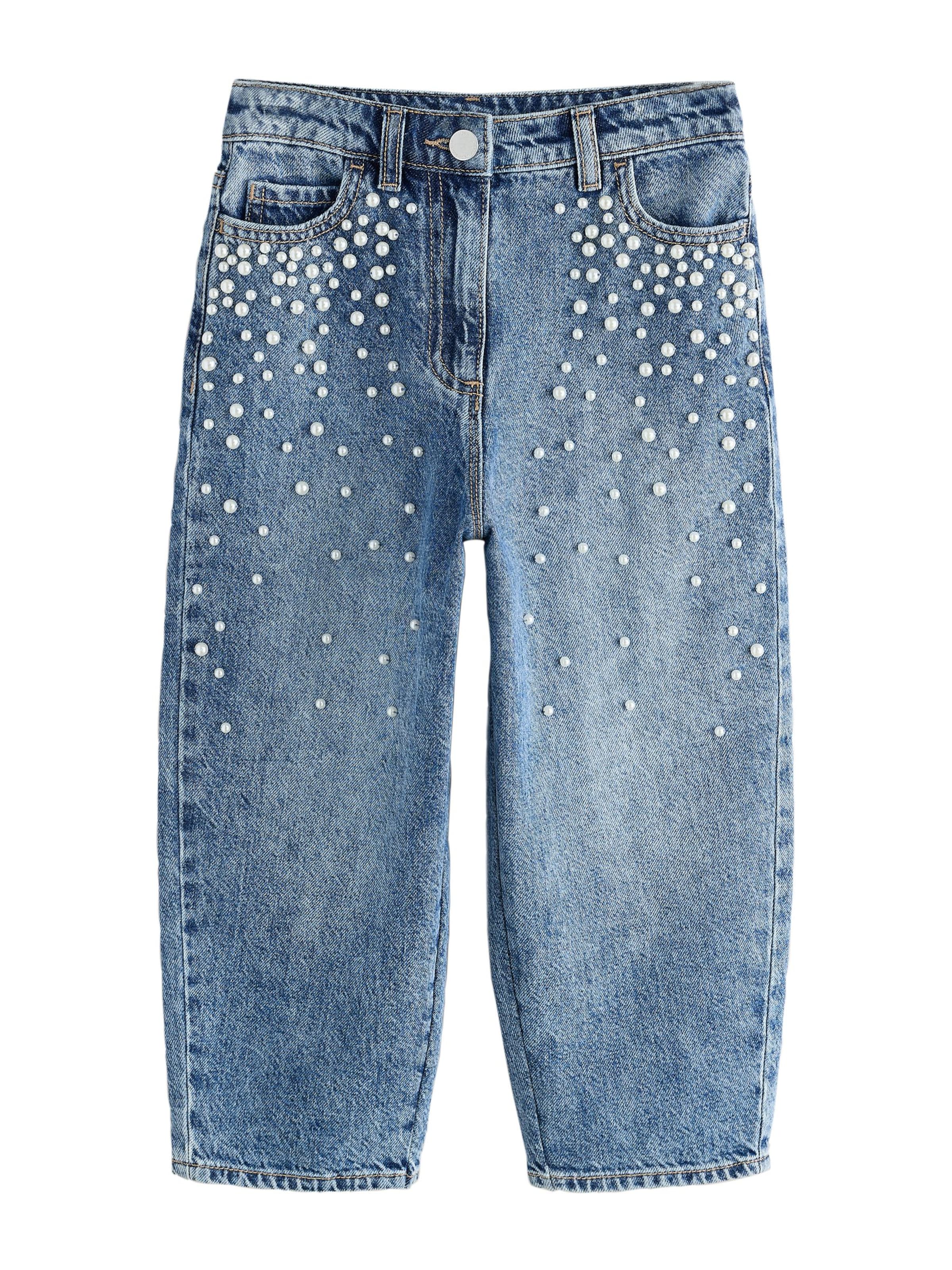 Barrel Jeans di Next in blu: frontale