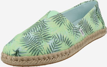 TOMS Espadrilles 'Alpargata Rope' in Green: front