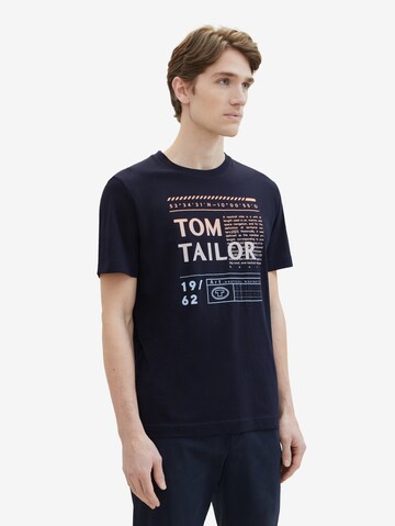 TOM TAILOR T-Shirt in Blau