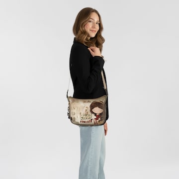 Anekke Schultertasche 'Muse' in Beige: Vorderseite