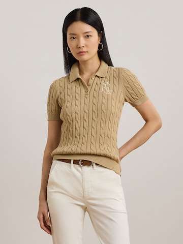 Lauren Ralph Lauren Petite Sweater 'NATRISSA' in Green: front