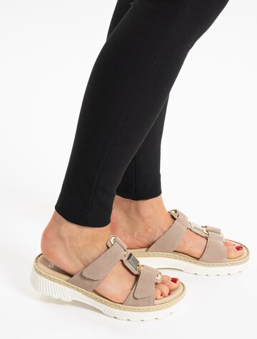 ARA Mules in Beige