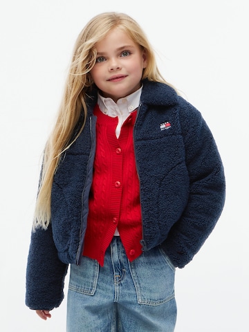 TOMMY HILFIGER Φθινοπωρινό και ανοιξιάτικο μπουφάν σε μπλε: μπροστά