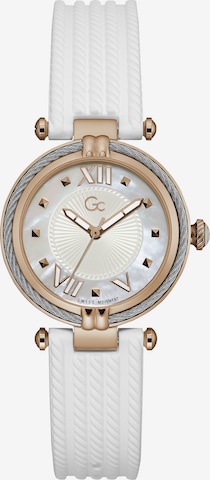 Gc Analog Watch 'Gc CableChic' in White: front