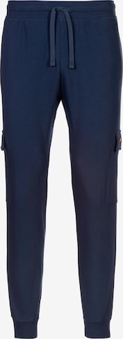 ELLESSE Tapered Pants in Blue: front