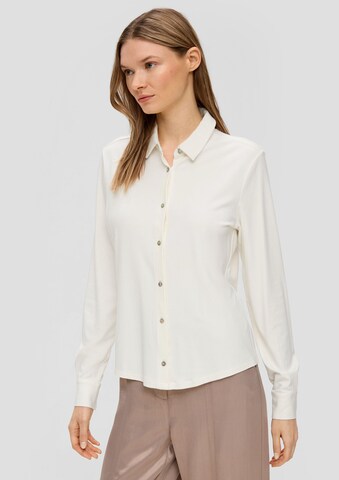 s.Oliver BLACK LABEL Bluse in Beige: Vorderseite