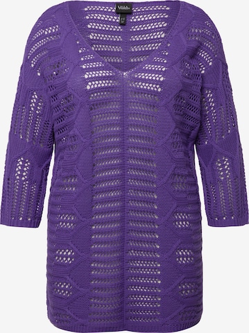 Pull-over Ulla Popken en violet : devant